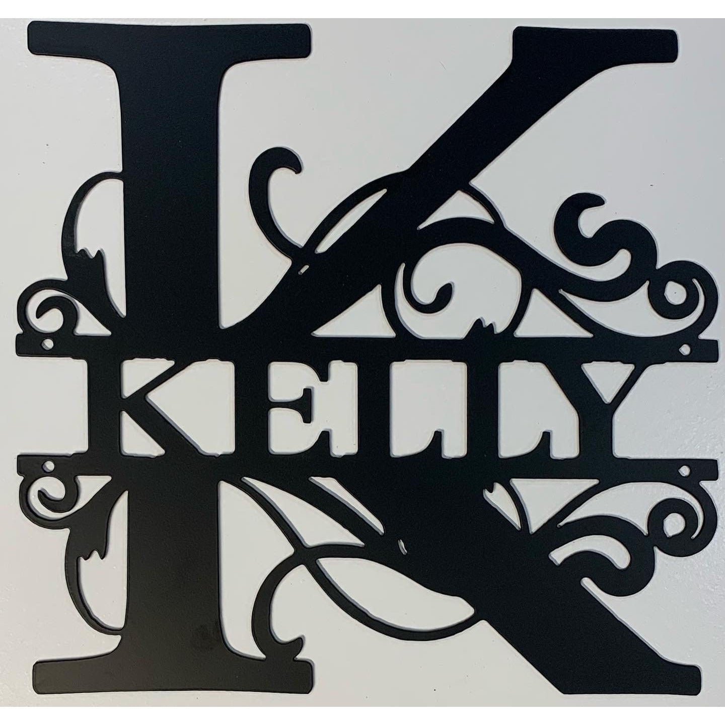 Custom Metal Mongram Signs – TheChalkShop