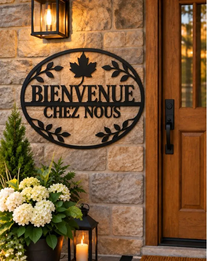 Bienvenue Chez Nous sign
