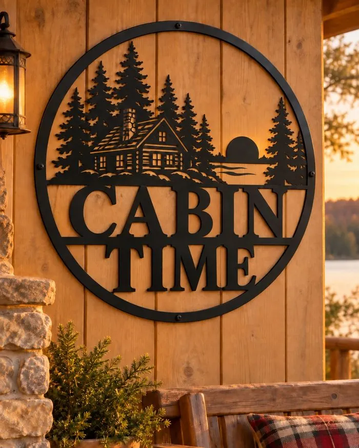 Cabin Time sign