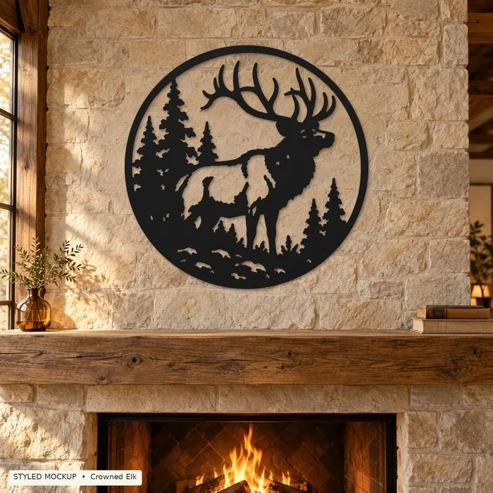 Crowned Elk sign