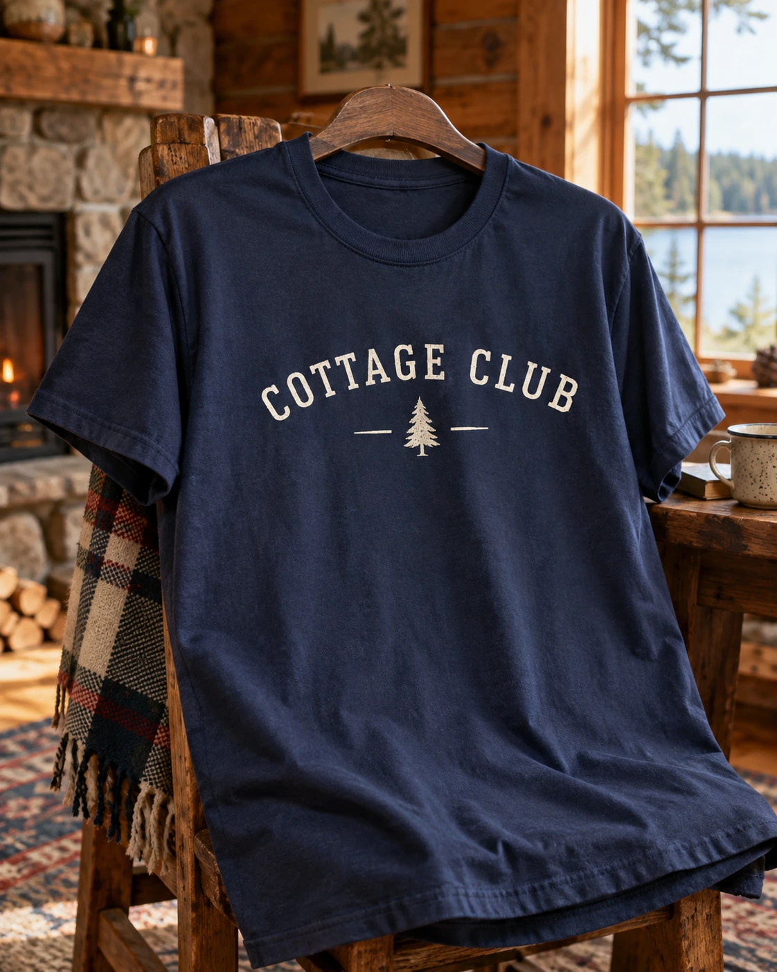 Cottage Club displayed in a warm styled setting